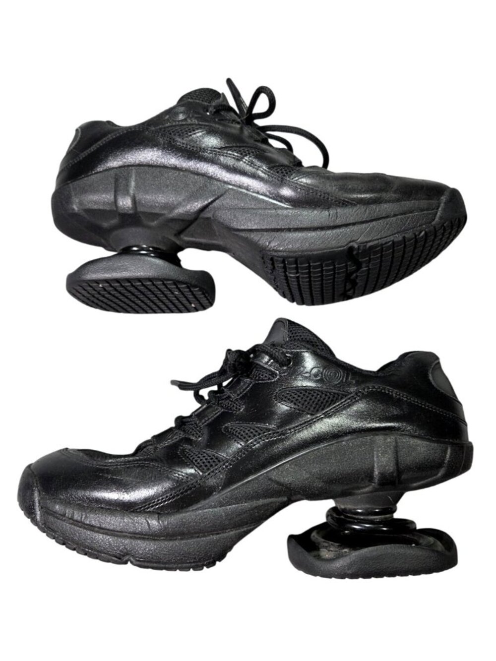Z-CoiL Freedom Classic Black Shoes Women Size 9 Orthotic Spring Heel Sneakers